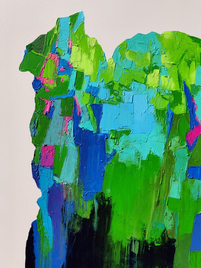 Mystery of God 8 - a Paintings by Abhishek Kumar